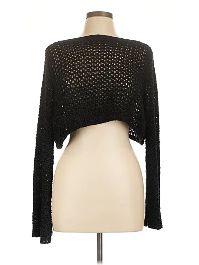 Pre-owned Torrid Pullover Sweater In Black