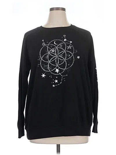 Pre-owned Torrid Pullover Sweater In Black