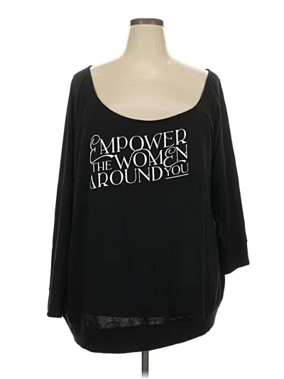 Pre-owned Torrid Pullover Sweater In Black