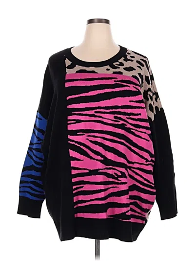 Pre-owned Torrid Pullover Sweater In Black