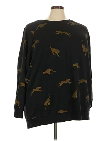Pre-owned Torrid Pullover Sweater In Black