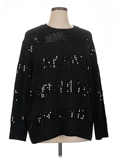 Pre-owned Torrid Pullover Sweater In Black