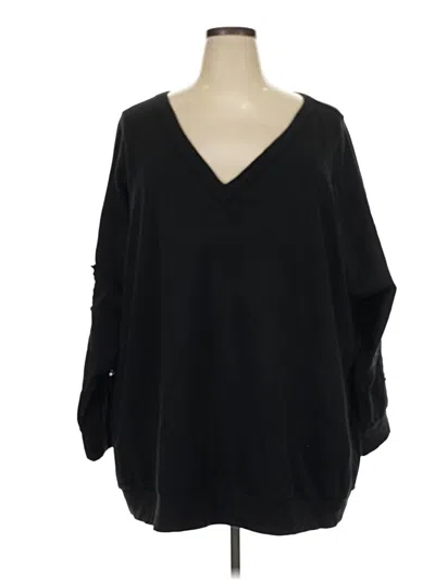 Pre-owned Torrid Pullover Sweater In Black