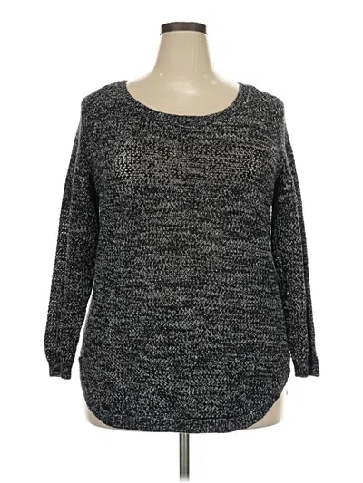 Pre-owned Torrid Pullover Sweater In Black