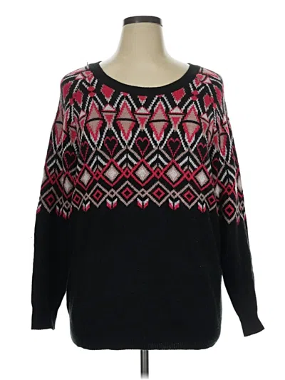 Pre-owned Torrid Pullover Sweater In Black