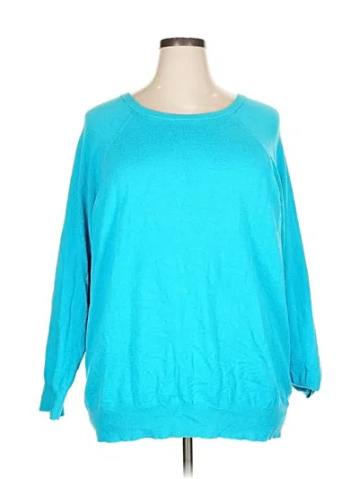 Pre-owned Torrid Pullover Sweater In Blue