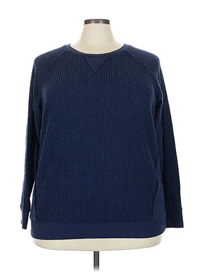 Pre-owned Torrid Pullover Sweater In Blue