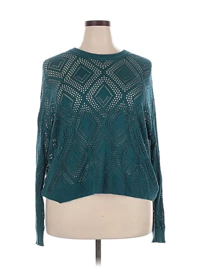 Pre-owned Torrid Pullover Sweater In Blue