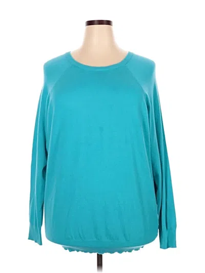 Pre-owned Torrid Pullover Sweater In Blue