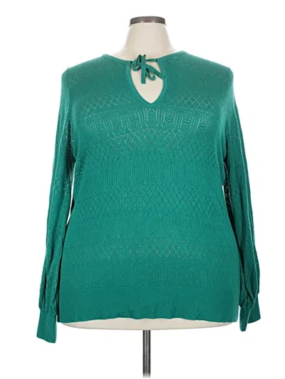 Pre-owned Torrid Pullover Sweater In Blue