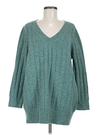 Pre-owned Torrid Pullover Sweater In Blue