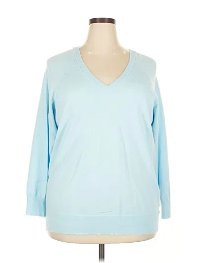 Pre-owned Torrid Pullover Sweater In Blue