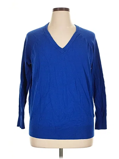 Pre-owned Torrid Pullover Sweater In Blue