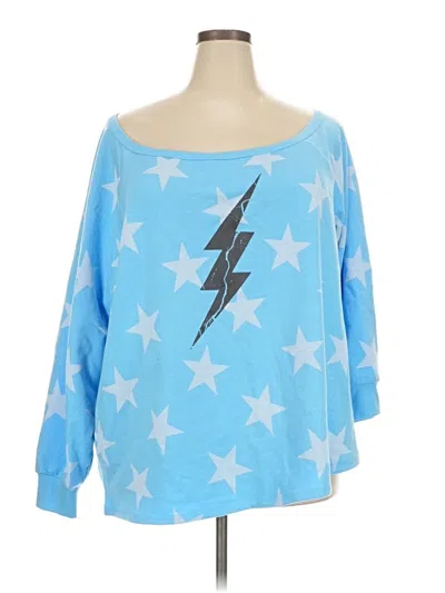 Pre-owned Torrid Pullover Sweater In Blue