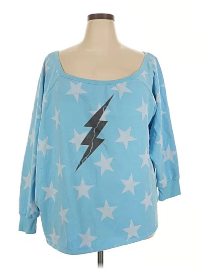 Pre-owned Torrid Pullover Sweater In Blue