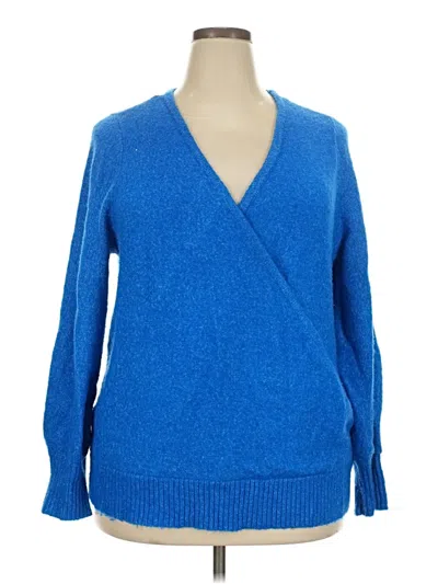 Pre-owned Torrid Pullover Sweater In Blue