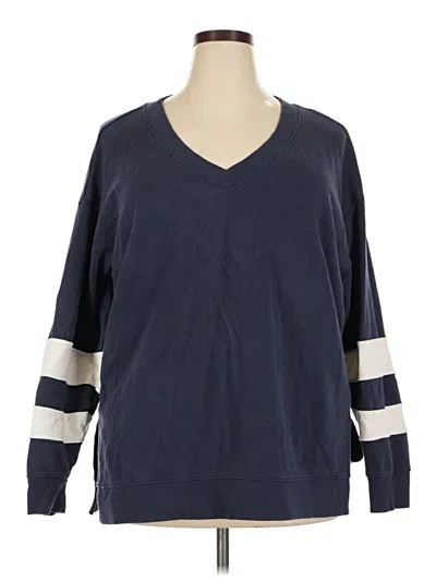 Pre-owned Torrid Pullover Sweater In Blue