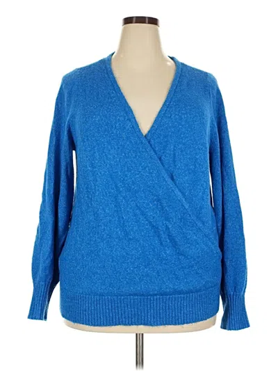Pre-owned Torrid Pullover Sweater In Blue