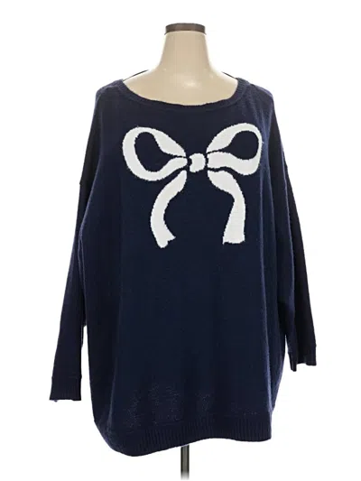 Pre-owned Torrid Pullover Sweater In Blue