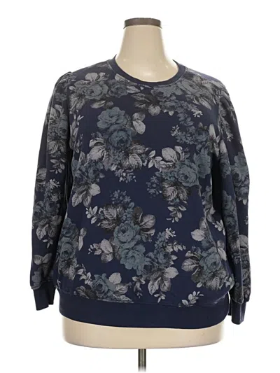 Pre-owned Torrid Pullover Sweater In Blue