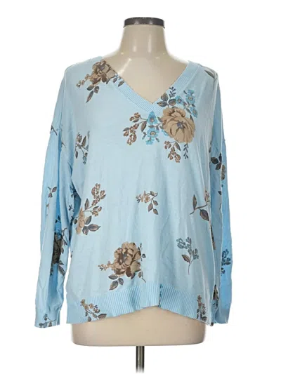 Pre-owned Torrid Pullover Sweater In Blue