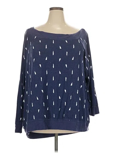 Pre-owned Torrid Pullover Sweater In Blue