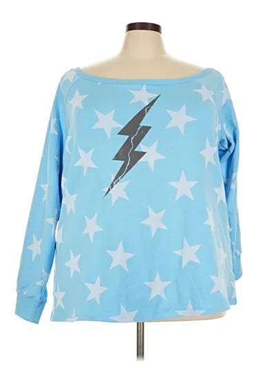 Pre-owned Torrid Pullover Sweater In Blue