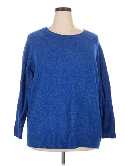 Pre-owned Torrid Pullover Sweater In Blue