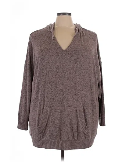 Pre-owned Torrid Pullover Sweater In Brown