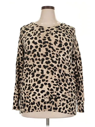 Pre-owned Torrid Pullover Sweater In Brown