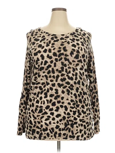 Pre-owned Torrid Pullover Sweater In Brown