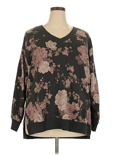 Pre-owned Torrid Pullover Sweater In Brown