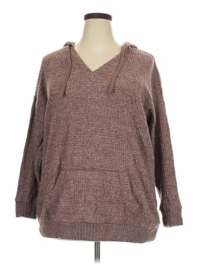 Pre-owned Torrid Pullover Sweater In Brown