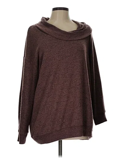 Pre-owned Torrid Pullover Sweater In Burgundy