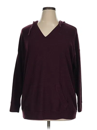 Pre-owned Torrid Pullover Sweater In Burgundy
