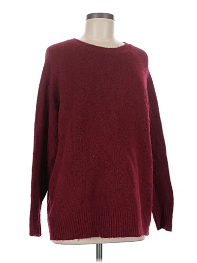 Pre-owned Torrid Pullover Sweater In Burgundy