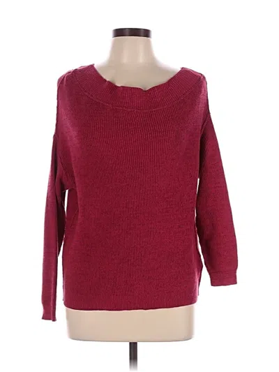 Pre-owned Torrid Pullover Sweater In Burgundy