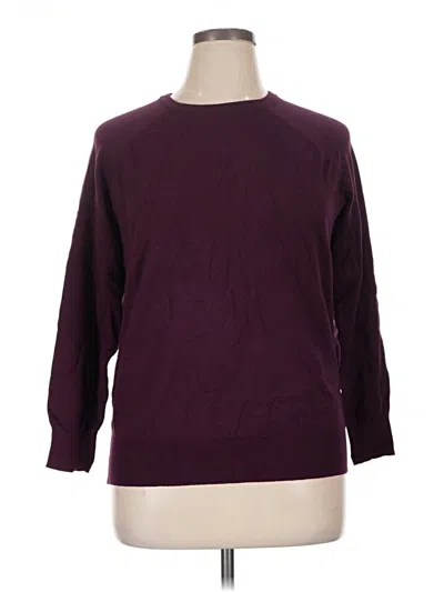 Pre-owned Torrid Pullover Sweater In Burgundy