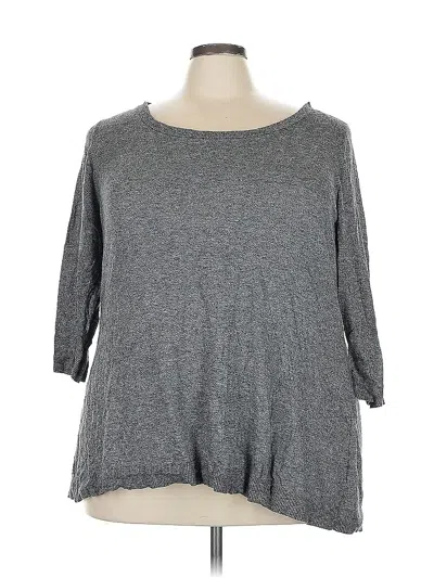 Pre-owned Torrid Pullover Sweater In Gray