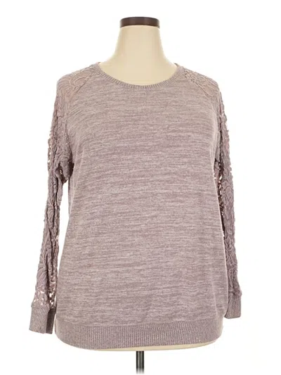 Pre-owned Torrid Pullover Sweater In Gray