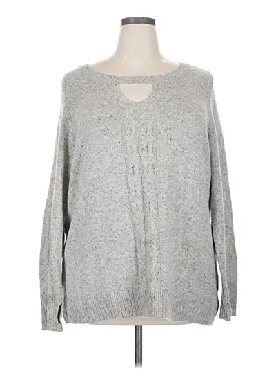 Pre-owned Torrid Pullover Sweater In Gray