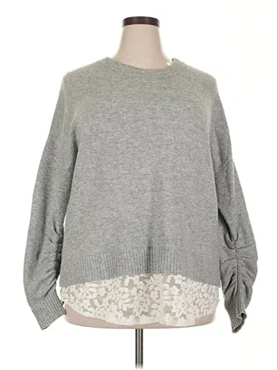 Pre-owned Torrid Pullover Sweater In Gray