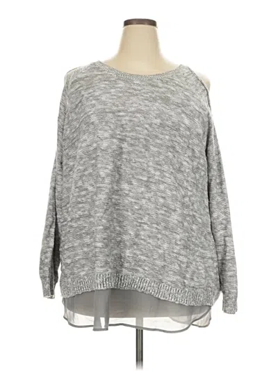 Pre-owned Torrid Pullover Sweater In Gray