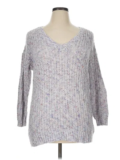 Pre-owned Torrid Pullover Sweater In Gray