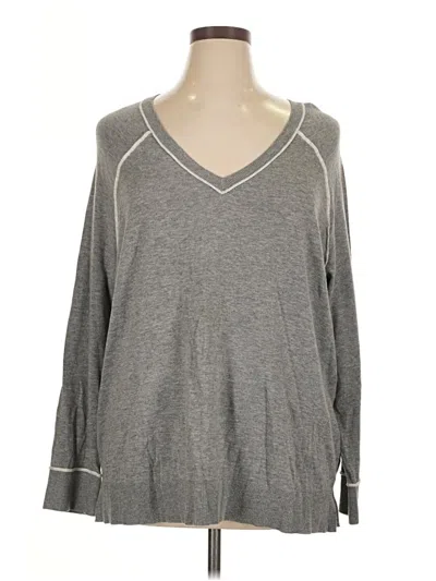 Pre-owned Torrid Pullover Sweater In Gray