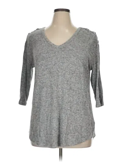 Pre-owned Torrid Pullover Sweater In Gray