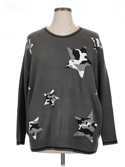 Pre-owned Torrid Pullover Sweater In Gray