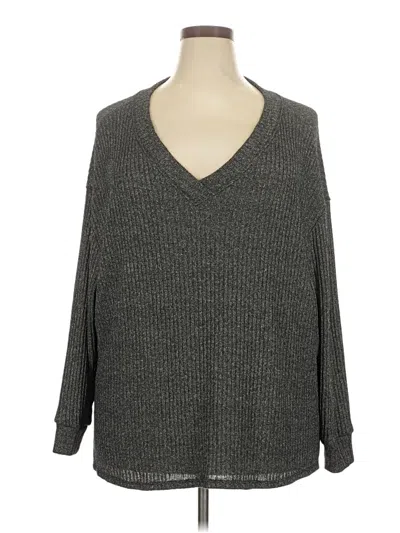 Pre-owned Torrid Pullover Sweater In Gray