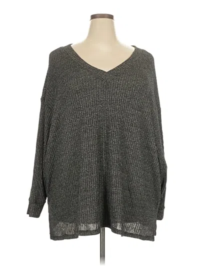 Pre-owned Torrid Pullover Sweater In Gray