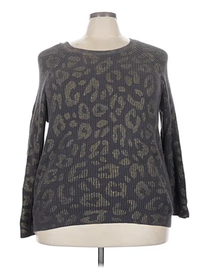 Pre-owned Torrid Pullover Sweater In Gray